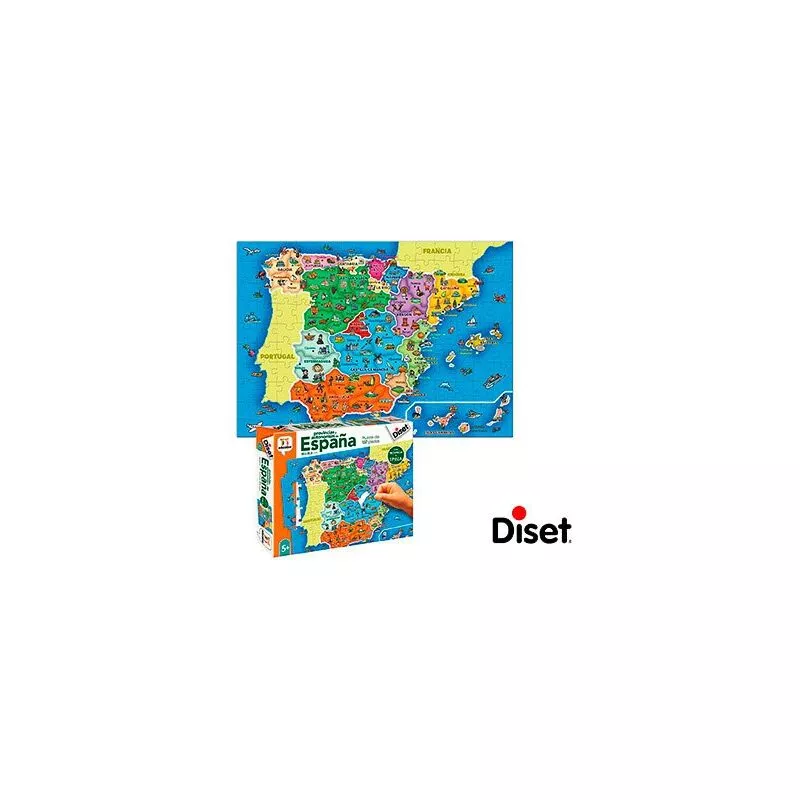 Juego diset didactico provincias de españa barato