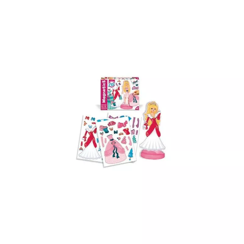 Juego diset magnetico vestidos de princesas barato