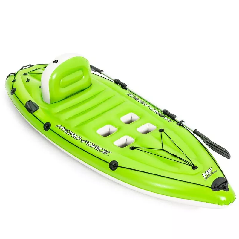 Kayak hinchable individual verde de PVC de 270x100 cm barato