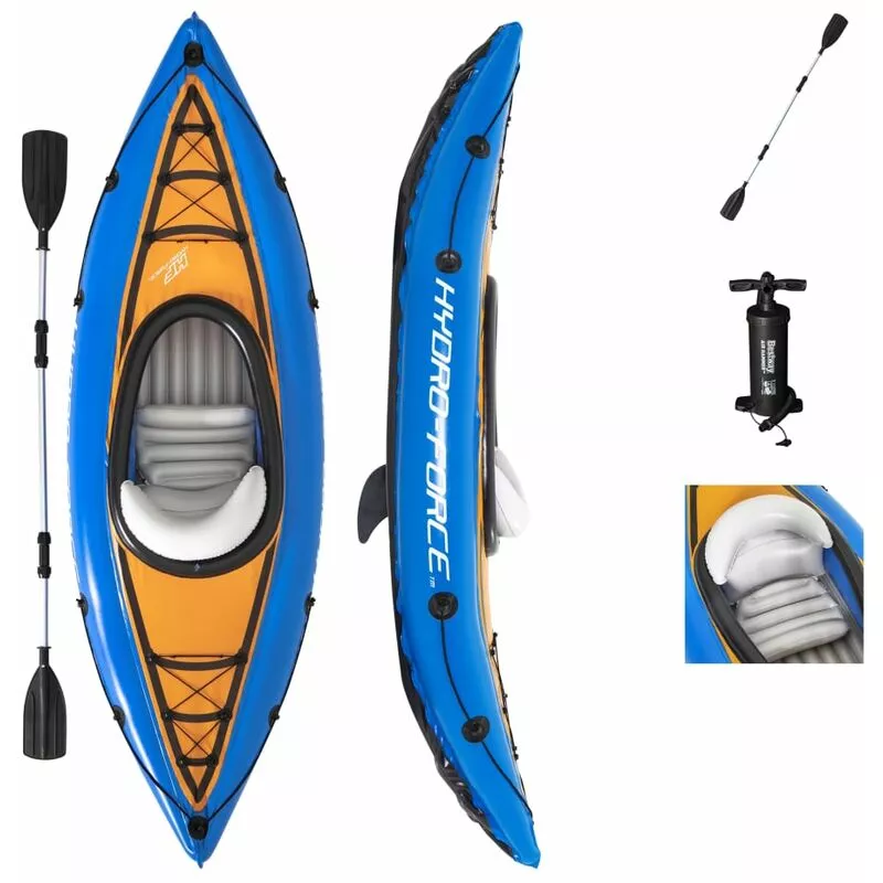 Kayak hinchable para 1 persona Hydro-Force - Multicolor - Bestway barato