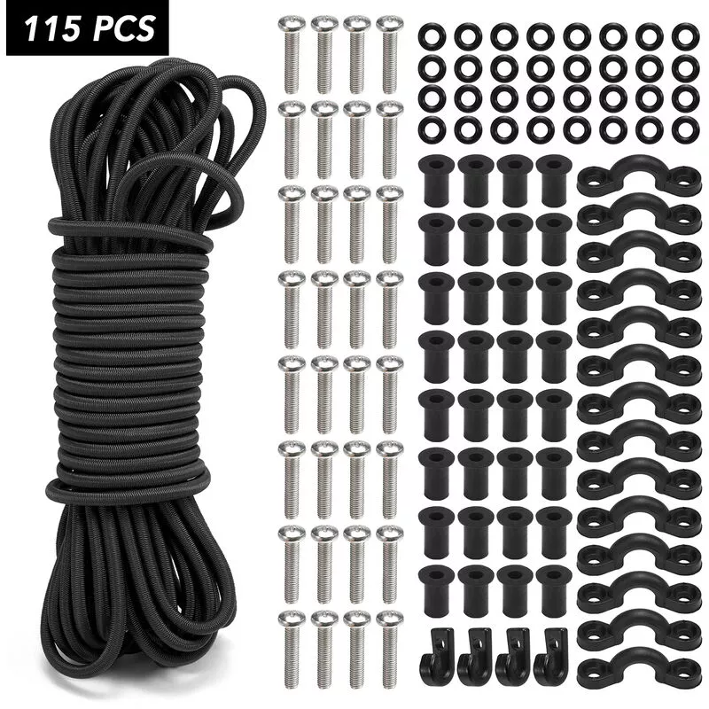 Kit de aparejo de cubierta de 115 piezas