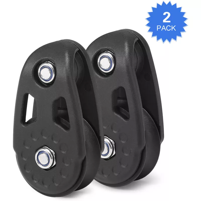 Kit de carro de anclaje de carril deslizante de kayak de 2 piezas