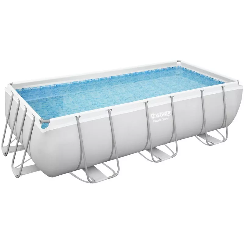 Kit de piscina rectangular sobre suelo 4