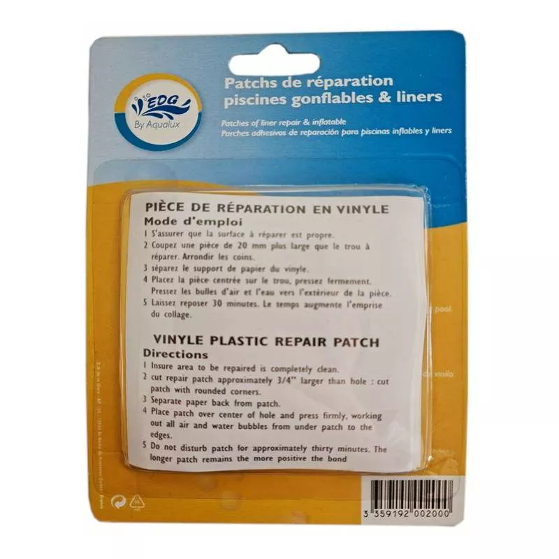Kit de reparación para piscinas hinchables
