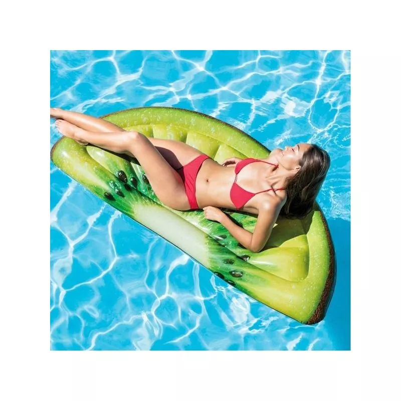 Kiwi Clove Materassine Island Natación marina inflable Piscina 178 x 85 cm verde barato