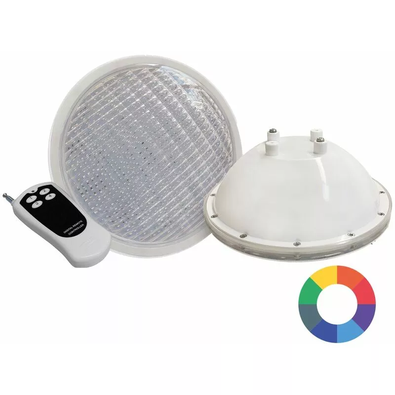 Kokido - Bombilla par 56 led color para piscinas enterradas 21W + mando barato