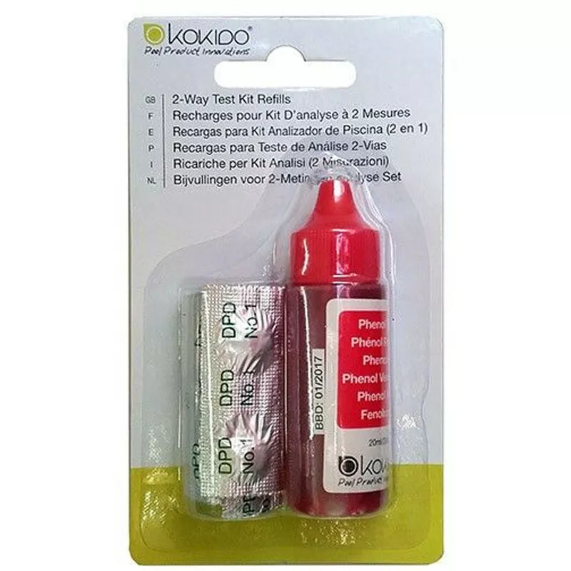 Kokido - Repuestos Reactivos para Estuche Test de Cloro y ph (K045CBX24 K045) barato