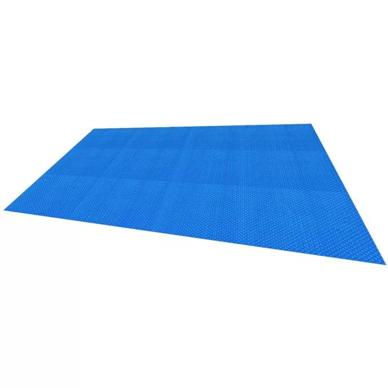 Lámina piscina protección lona solar calefacción granos burbujas 8 x 5 m azul barato