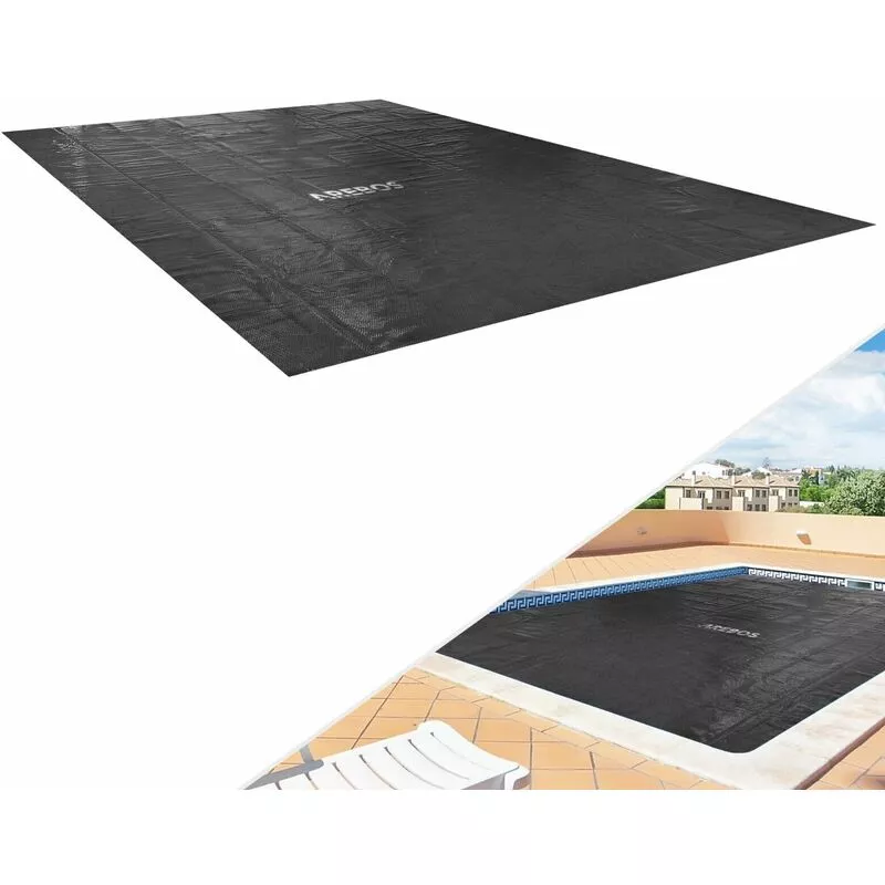 Lámina solar Calefacción solar Calefacción de piscinas 120 mic - Negro - Arebos barato