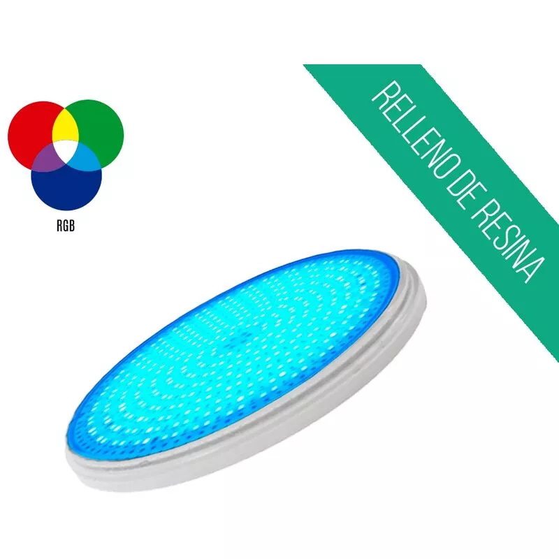 Lampara piscina 25W PAR56 de resina RGB barato