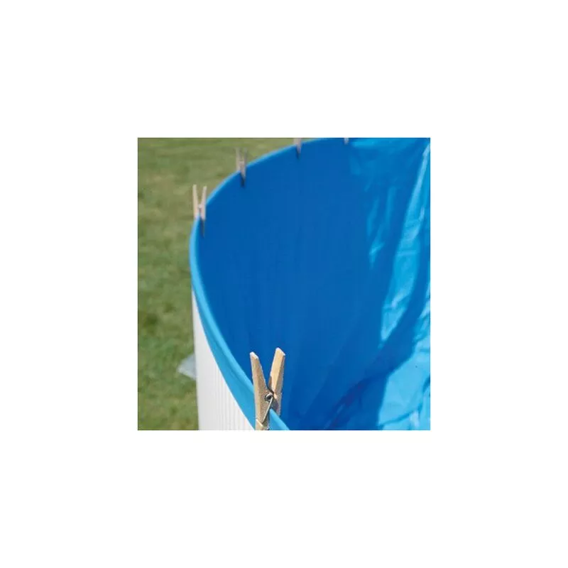 Liner para piscinas de acero redondas Azul - 75/100 - Sistema overlap - Ø460 x 120 cm Gre 770398 barato