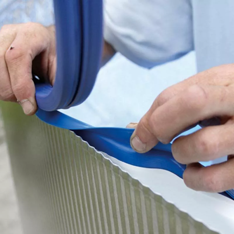 Liner para piscinas de acero redondas Gresite - 50/100 - sistema colgante – Ø350 x 132 cm Gre FPR357 barato