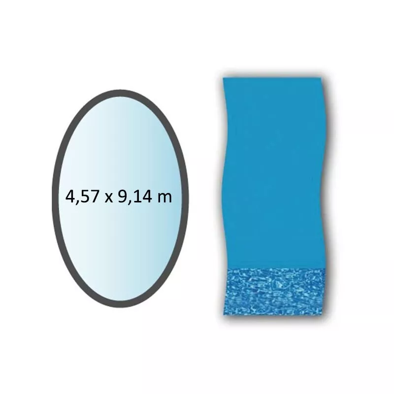 Liner remolino ovalado de 4