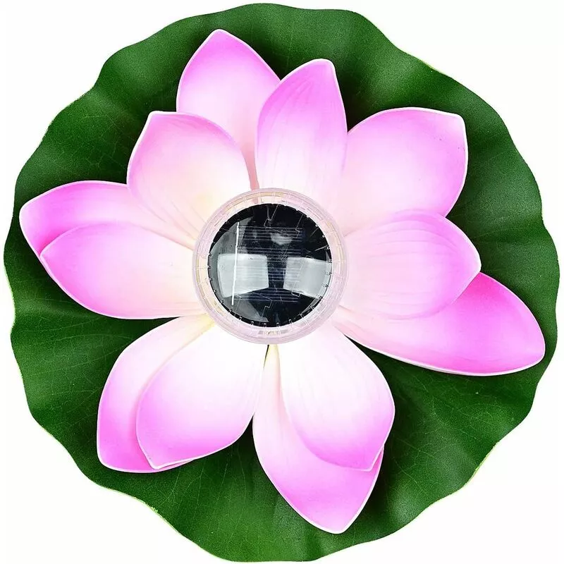 Linterna solar de loto para exteriores