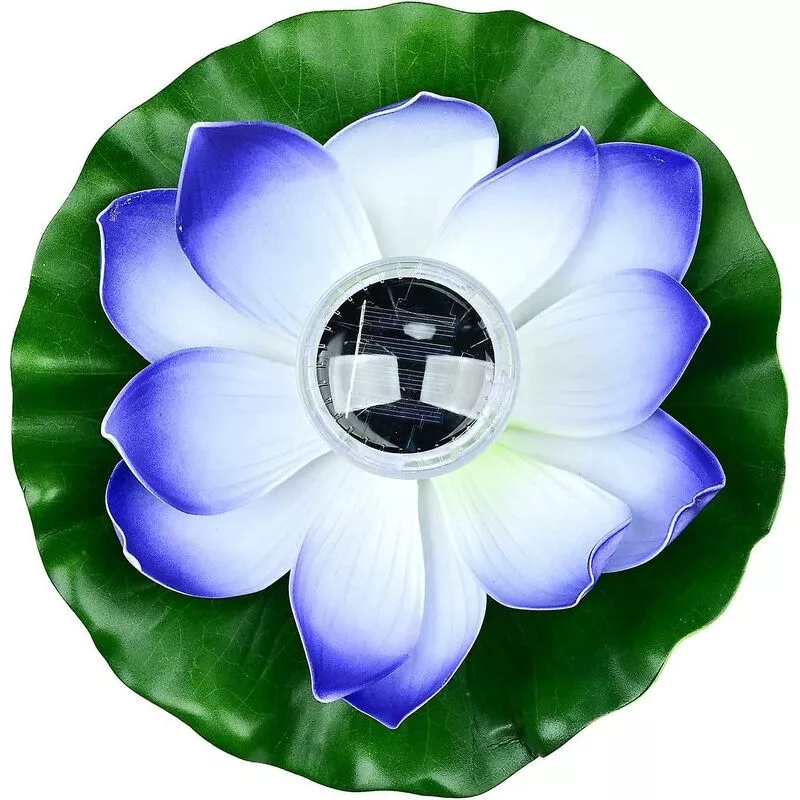 Linterna solar de loto para exteriores