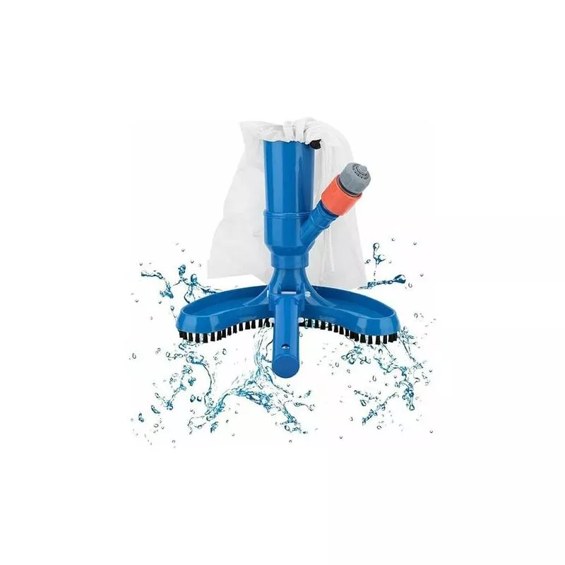 Lmly Aspirador de piscina Cepillo de vacío de chorro Limpiador de cabezal de vacío de piscina con cepillo y conector de manguera Accesorios de barato