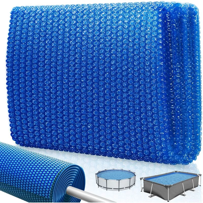 Lona solar para piscina redonda ø 244 cm Foglio solar espesor 120 µm La lona solar de la cubierta solar se puede cortar Lona solar de la piscina barato