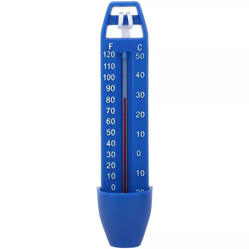 Los termometros flotantes temperatura de la piscina termometro de agua con la cadena de la cuerda al aire libre Piscina cubierta Piscinas Spas tinas barato