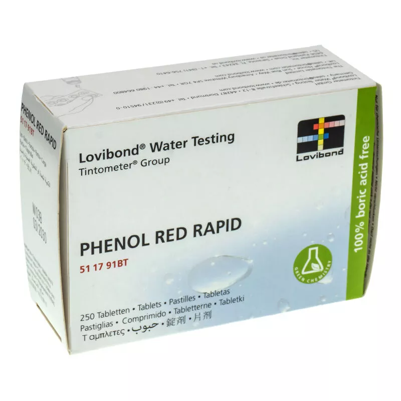 Lovibond - Caja Reactivo red phenol rapid para pooltester