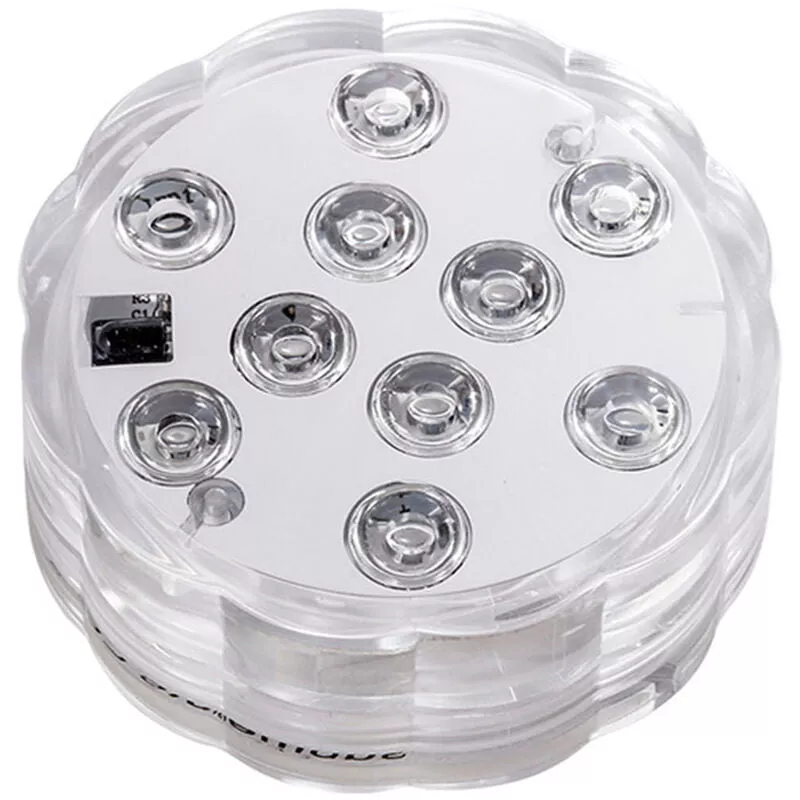 Luces LED de buceo con control remoto por radiofrecuencia IP68 Luz subacuatica impermeable 10LEDs 16 luces de estanque que cambian de color para barato