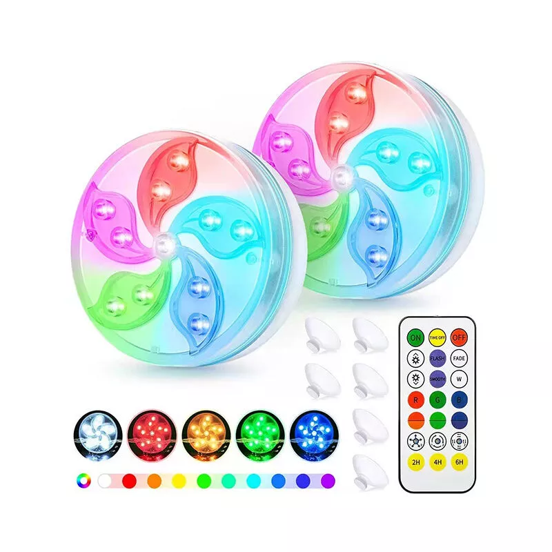 Luces led sumergibles a prueba de agua