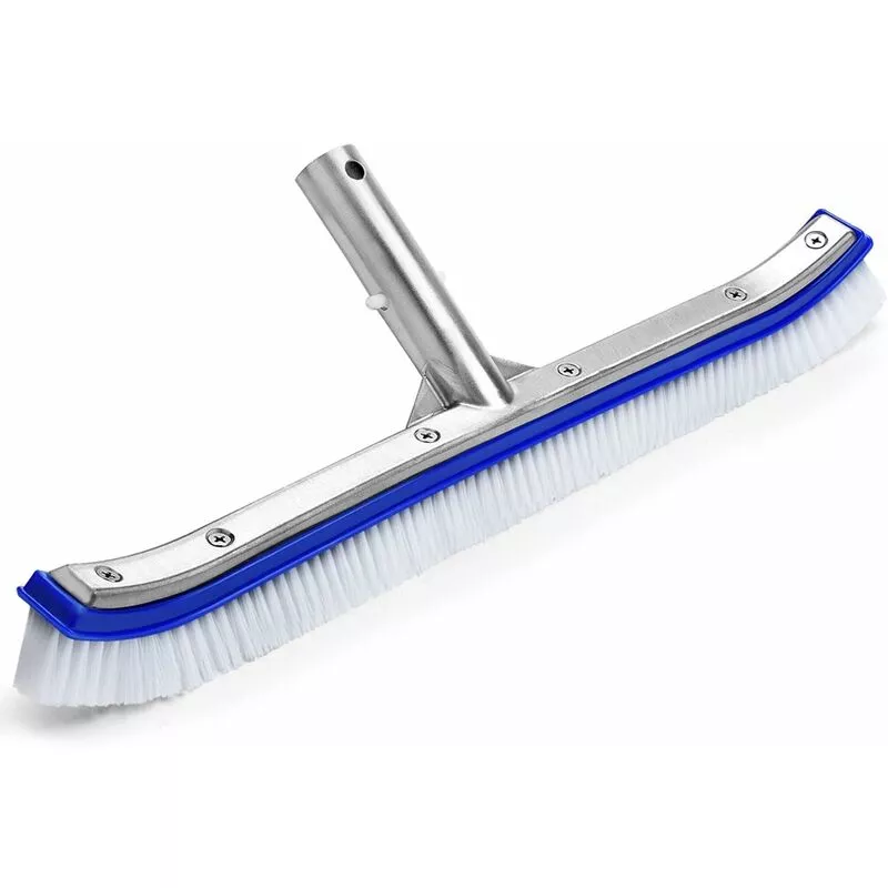 Lycxames - Cabezal de cepillo para piscina Cabezal de cepillo para piscina Cepillo de limpieza de aluminio premium de 18 pulgadas para piscina