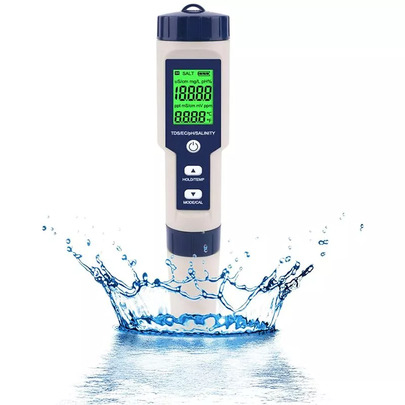Lycxames - Medidor de ph electrónico 5 en 1