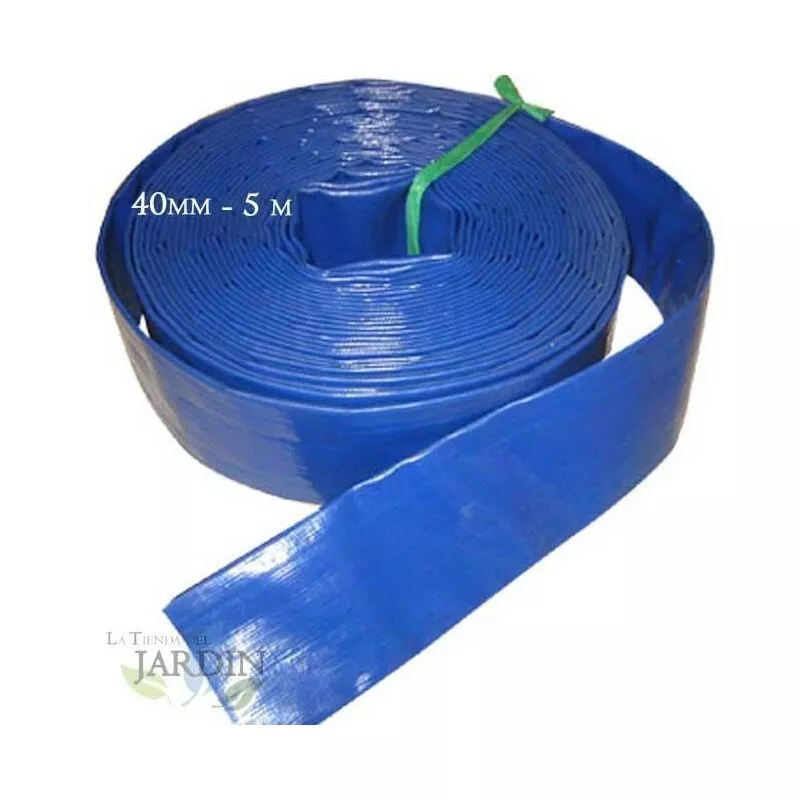 MANGUERA PLANA 32mm 5 metros para descarga de agua
