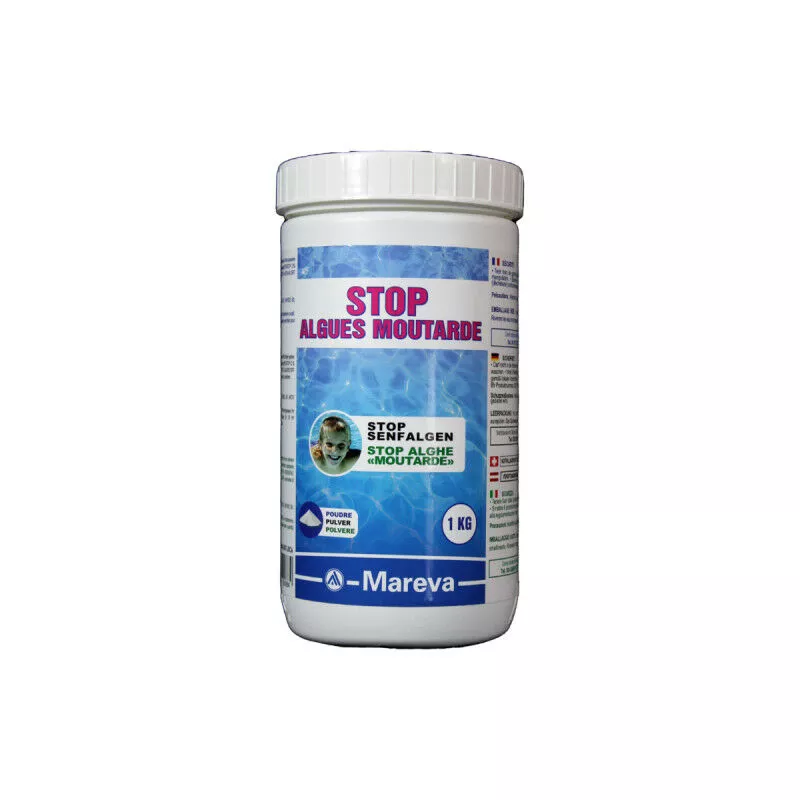 MAREVA Mostaza Tratamiento de Algas para Piscinas Infectadas - 1 kg - 150088U barato