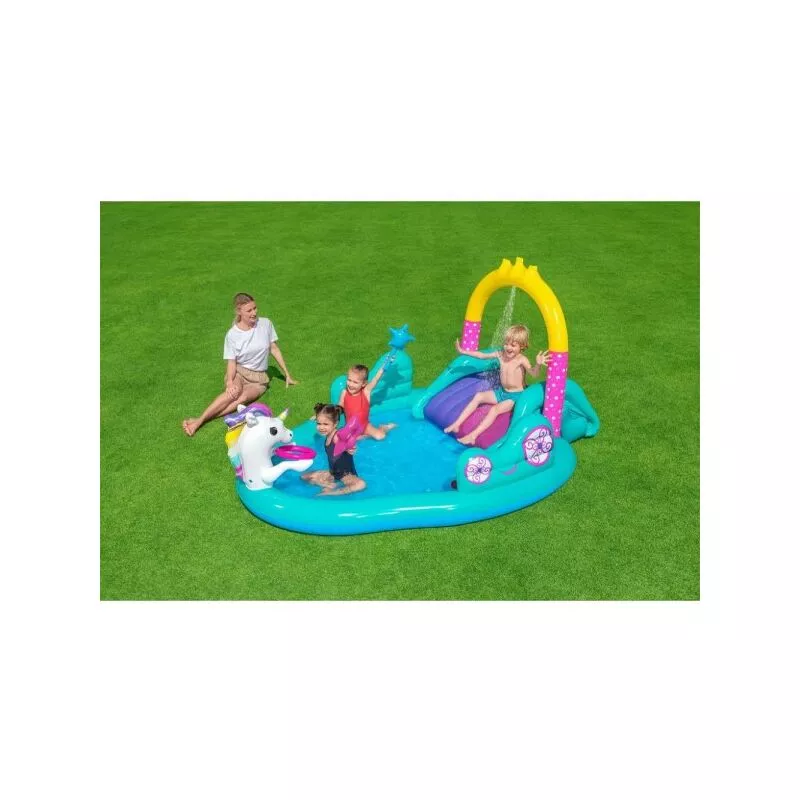 Magic Play Center Unicorn Pool 274x198x137cm Rings Rings Core 53097 barato