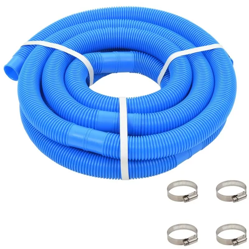 Manguera de piscina con abrazaderas azul 38 mm 6 m barato