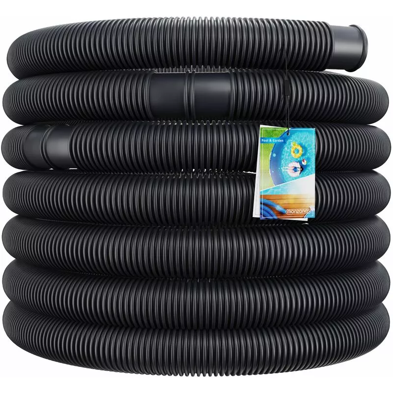 Manguera para Piscina Depuradora Sistema de Filtro de Arena Limpiafondos Ø32/38mm 6m 10m 14m 14m 38mm negro - Monzana barato
