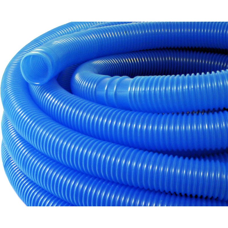 Manguera Piscina Azul Con Manguitos 38Mm 15M 190G/M Tubo Plástico Piscinas Jardín Fabricado En Europa Barato
