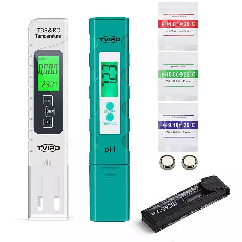 Manta - Medidor de ph digital 4 en 1 0-14 & Juego de medidores tds ph con temperatura tds ph ec barato