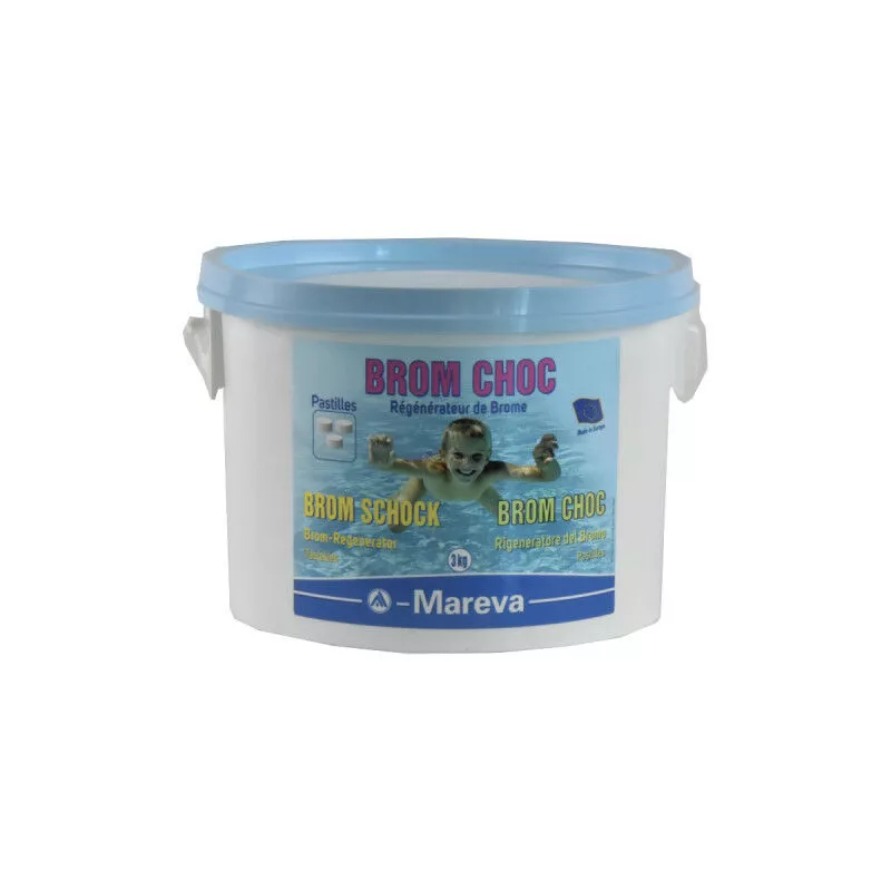 Mareva - Bromo de choque en pastillas - 3kg - 133416U barato