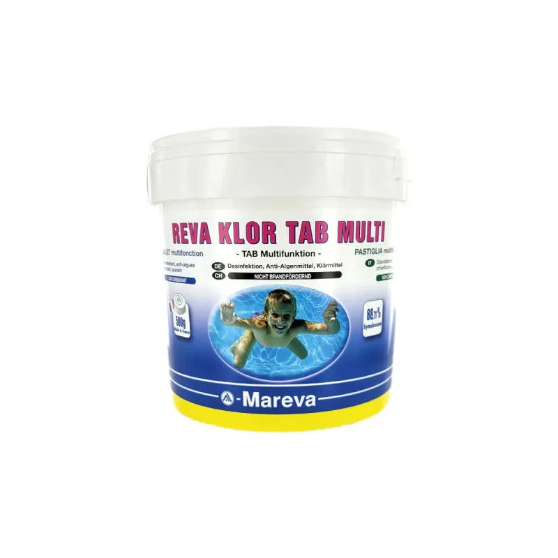 Mareva - Desinfectante para piscinas Reva-Klor tab multi 500 g - 100191U barato