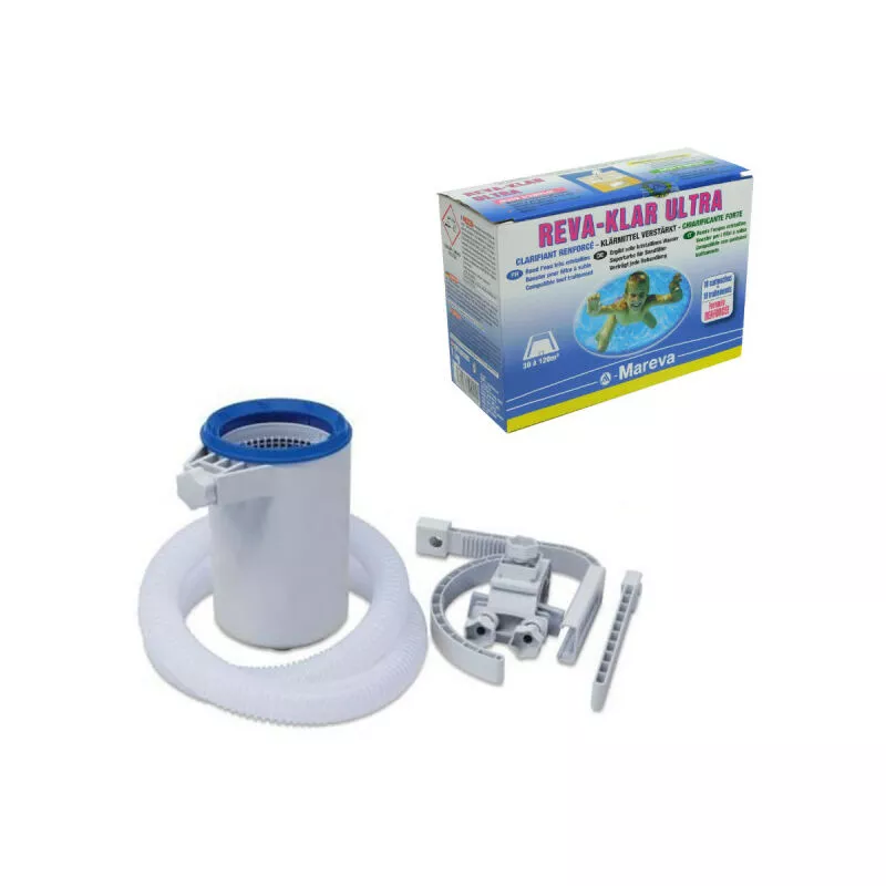 Mareva - Pack Reva-klar cartuchos clarificadores - 1 kg - Skimmer de superficie Skimbi - Flotante barato