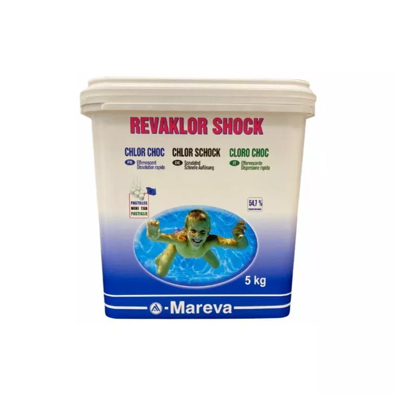 Mareva - Revaklor Cloro de Choque en Pastillas - 20 g - 5 kg - 100229U barato