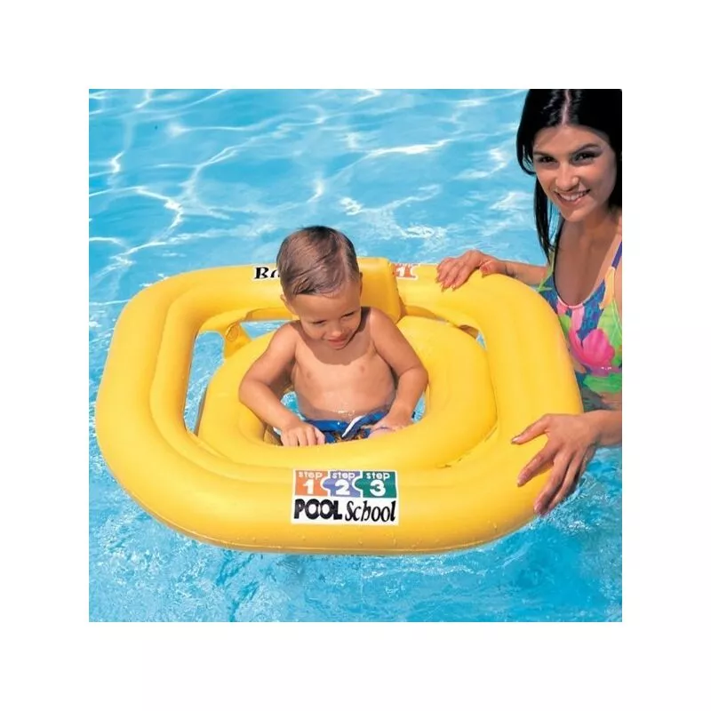 Mariscos inflables bebé bebé con muandina y espalda 79 x 79 cm barato