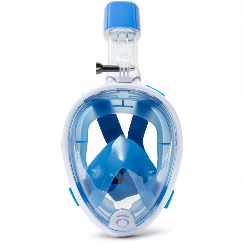 Máscara de Snorkel L/XL K2O PRO Con Tubo Incorporado Azul barato