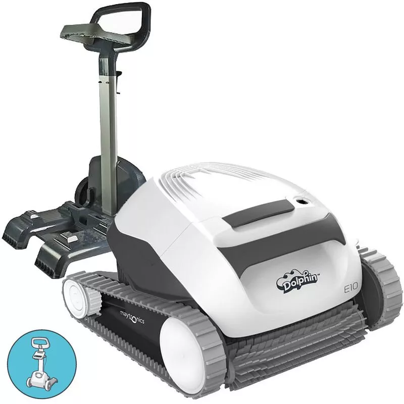 Maytronics Dolphin - Fondo de robot eléctrico para piscina con carro - e10 + caddy - dolphin - barato