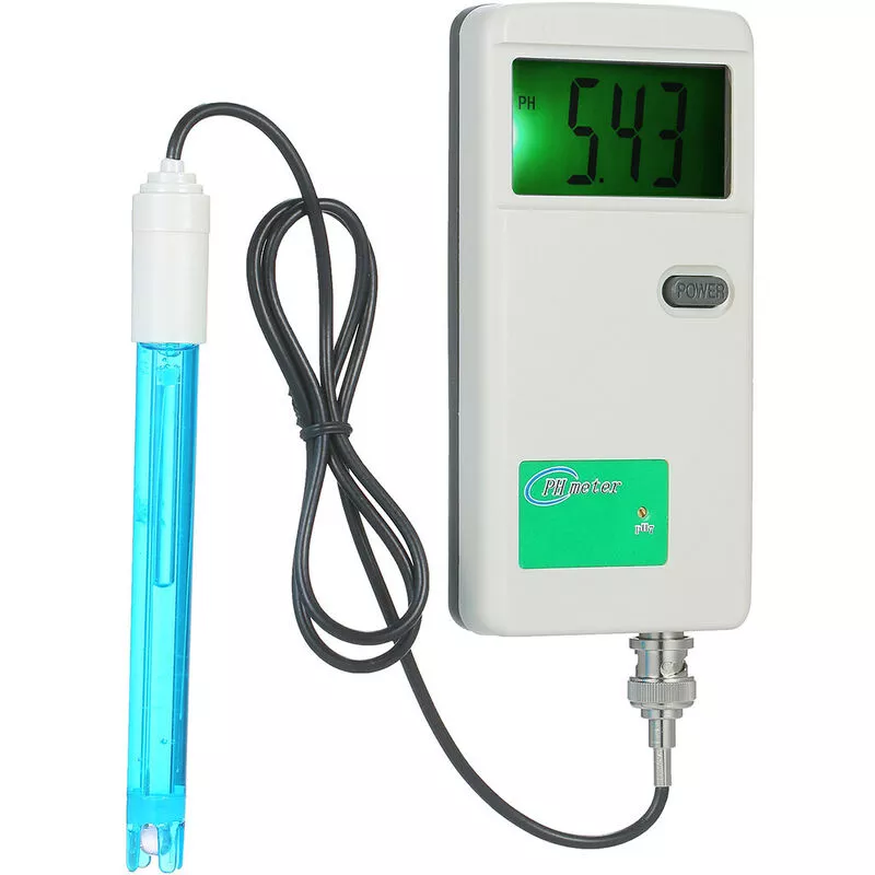Medidor de pH Probador de pH portátil de alta precisión Pantalla de retroiluminación Probador de calidad del agua para laboratorio Agua potable barato