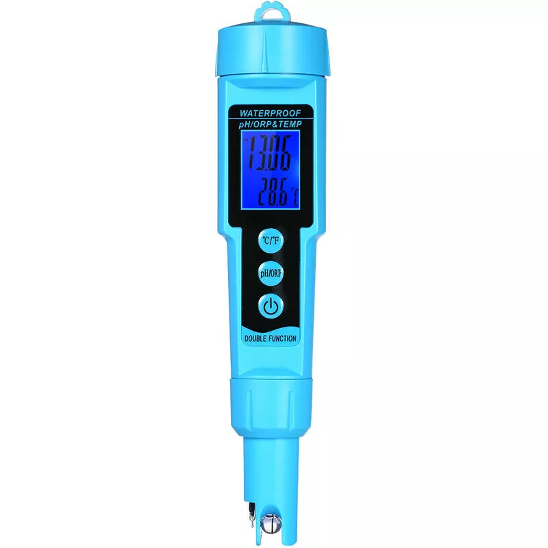Medidor profesional 3 en 1 de pH/ORP/TEMP Detector de agua Multiparámetro Digital LCD Tri-Meter Monitor de calidad del agua multifunción Probador de barato