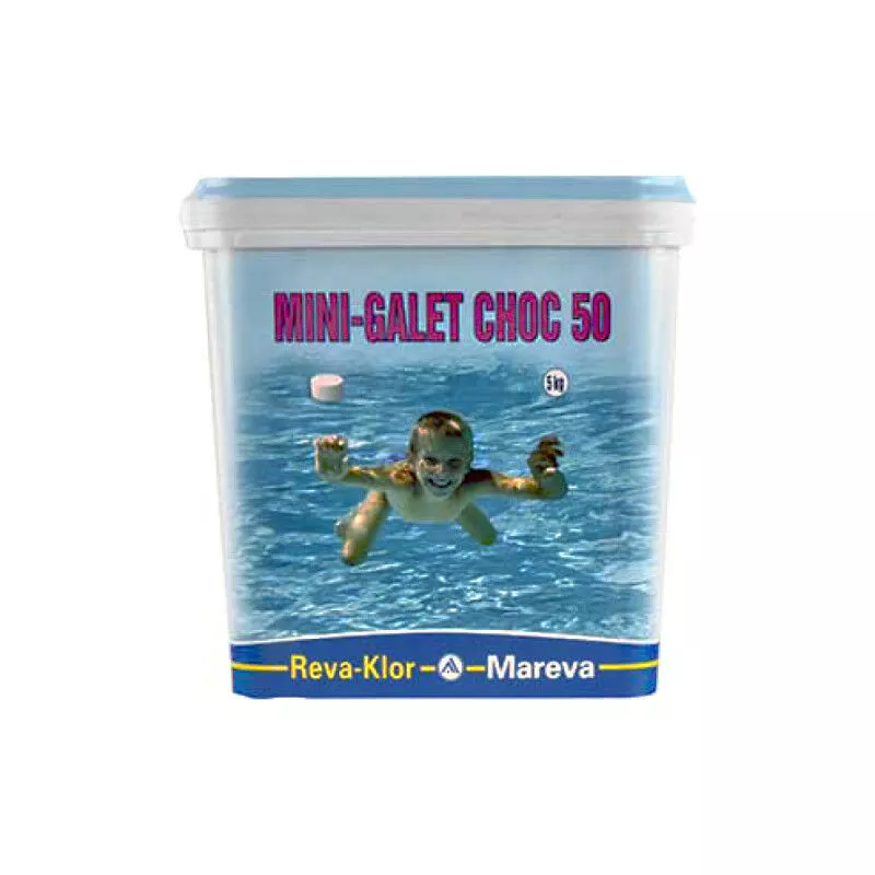 Mini Chlorine Pebbles Pool Shock Treatment - 5 kg - 125 g - 1002091 - Mareva barato