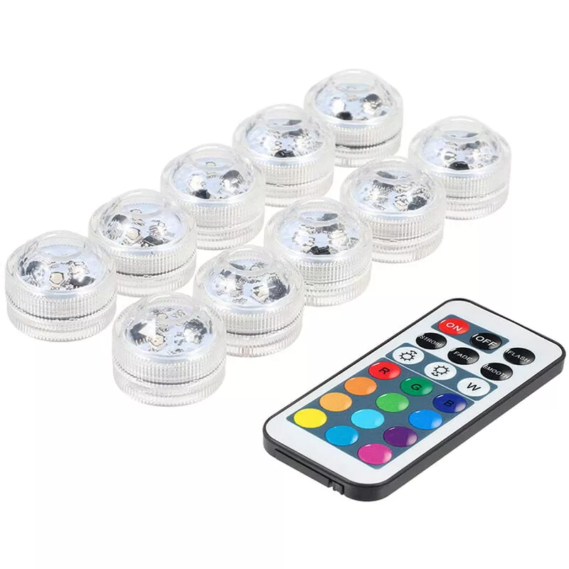 Mini LED RGB Luz sumergible