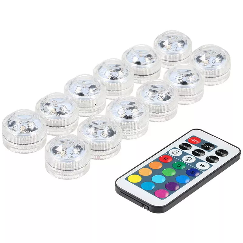 Mini LED RGB Luz sumergible