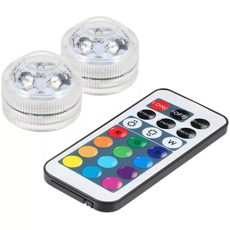 Mini LED RGB Luz sumergible