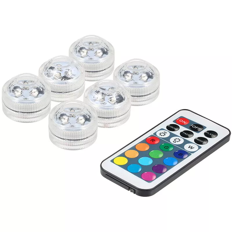 Mini LED RGB Luz sumergible