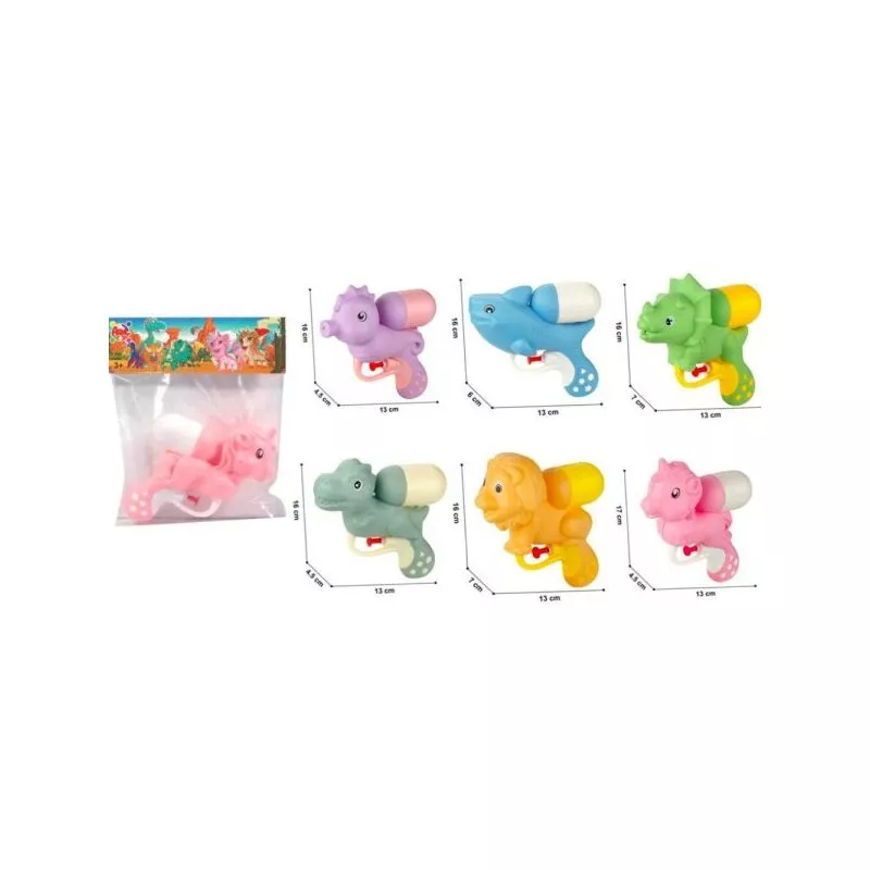 Mini pistola de agua Milesspruzzi animales de color juego niños playa playa barato