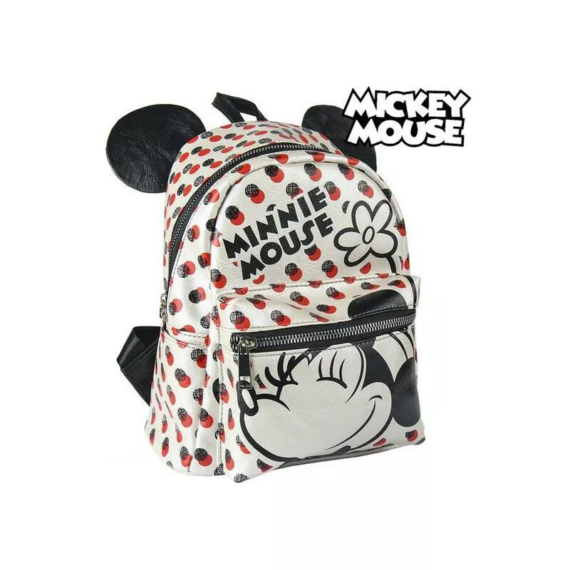 Mochila Casual 72820 Blanco - Minnie Mouse barato